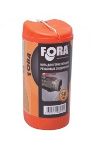 Нить полиамидная с силиконом   FORA    50м   (100/1шт)