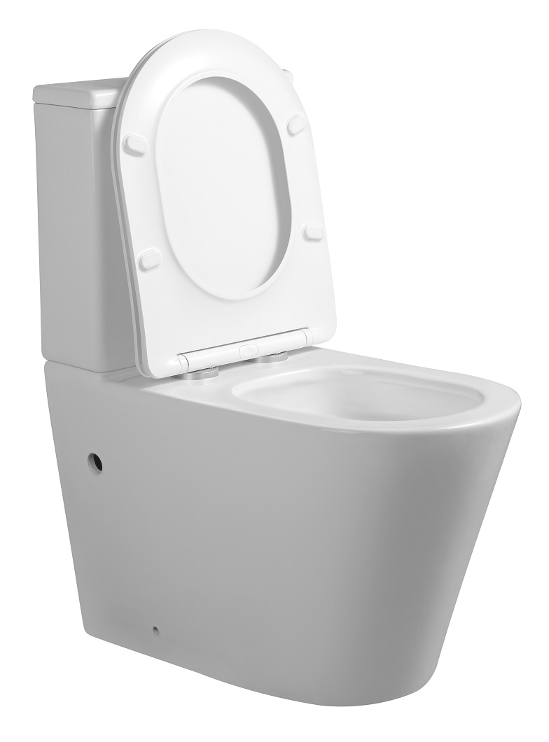 Унитаз напольный  BELLA TORNADO безобод,гориз,660х360х800мм,д/пласт,б/съем,м/лифт RADOLUXE (2 места)