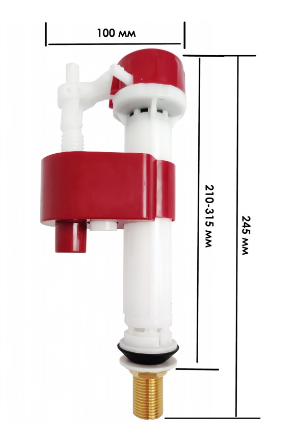 Клапан наполнительный ROBINET нижний  латунный SR3/8  A207M G3/8