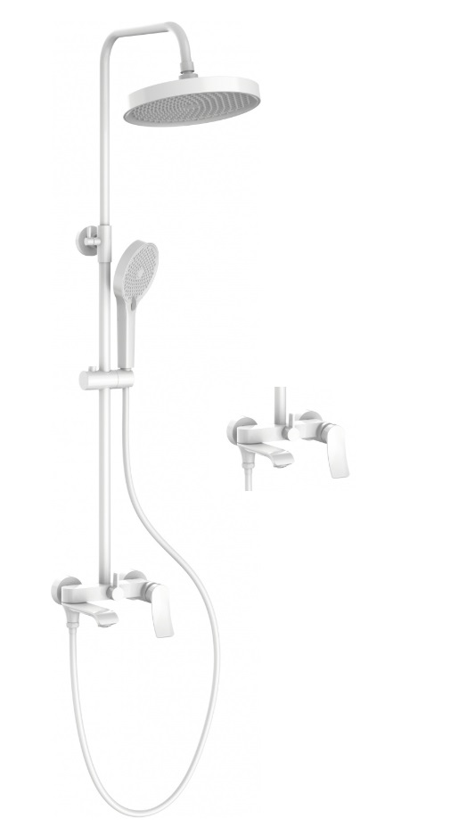 Душевая система  HB-24553-8  БЕЛЫЙ  к35  HAIBA  (4/1шт)