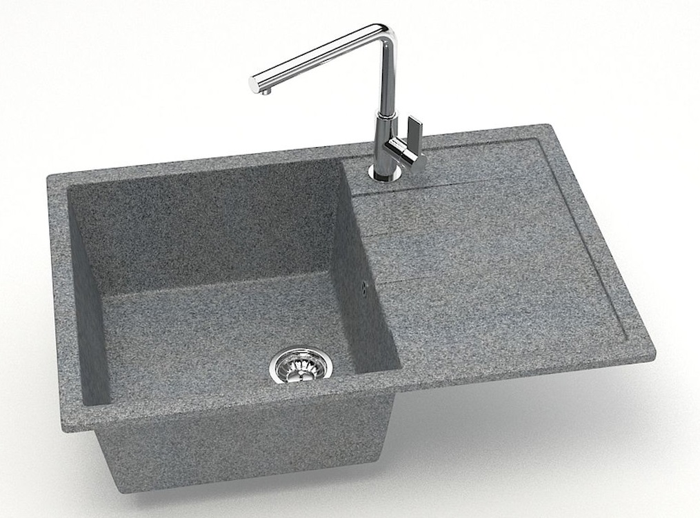 Мойка мат.  J161G35  Джоли ТЕМНО-СЕРЫЙ  750x505x218  GLANZ   (1/1шт)