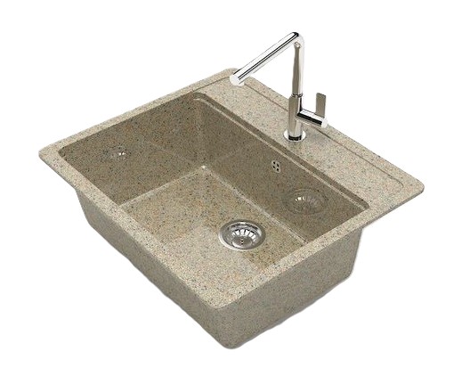 Мойка глянец    L9G34 Джекки  ПЕСОЧНЫЙ  570x505x200  GLANZ   (1/1шт)