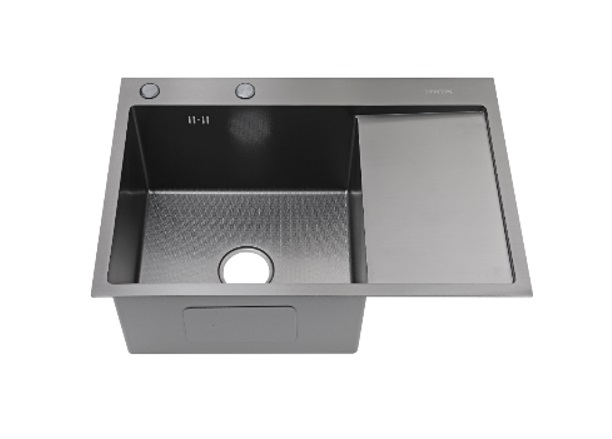 Мойка настол.монтаж    FMARK   FSC7550Q-L   ГРАФИТ   75 х 50   (3,0)   21см      (1/1шт)