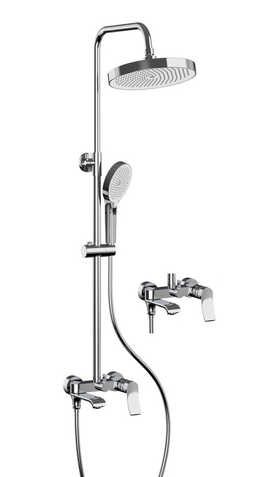 Душевая система  HB-24553  ХРОМ  к35  HAIBA  (4/1шт)
