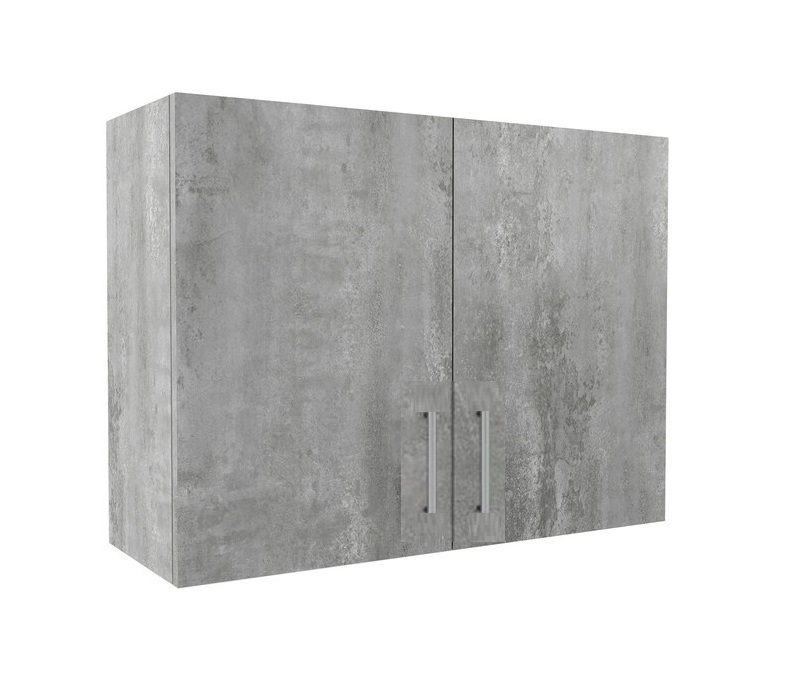 Шкаф для посуды 800 бетон   800х300х600 RADO LUXE   (1/1шт)