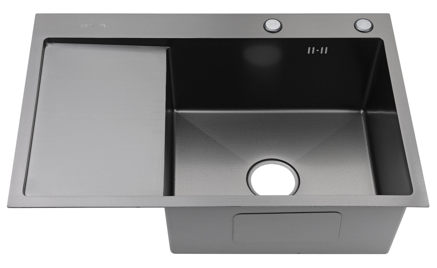 Мойка настол.монтаж    FMARK   FSC7550Q-R   ГРАФИТ   75 х 50   (3,0)   21см      (1/1шт)