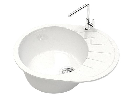 Мойка глянец   L10G31 Тейлор  БЕЛЫЙ  575x440x215  GLANZ   (1/1шт)