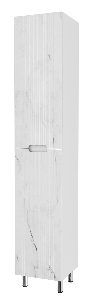 П35   Пенал напольный Сидней 35 (Мрамор) 350x1772x320  2 дв.  Арт.22080