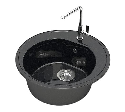 Мойка глянец    L3G32 Черая  АНТРАЦИТ  d510x191  GLANZ   (1/1шт)