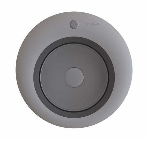 Мойка настол.монтаж   RADO LUXE  50   СЕРЕБРО  круг  R-50 с креплением  (3,0)   22см (1/1шт)