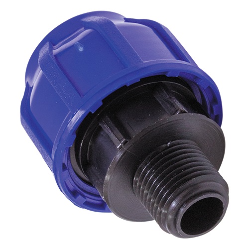 ПНД  Муфта компрессионная соединительная         20х1/2 Н   TEBO   (600/50шт)