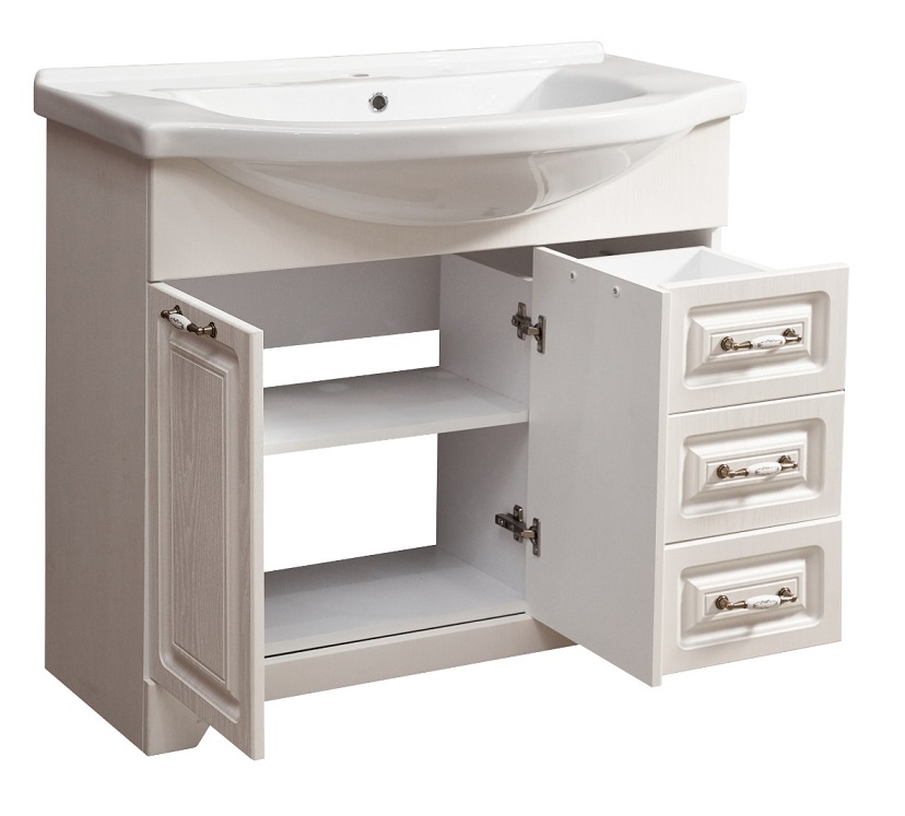 Т80 Тумба   напольная   Винтаж 80  ольха белый 770х795х335 под ум.ЭЛЬБРУС 80  RADO Арт.00305 (1/1шт)