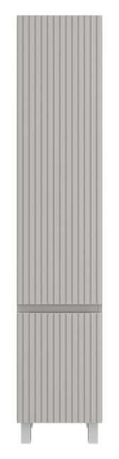 П35 Пенал напольный правый  VICTORY-35  серая мат. эмаль.   Brevita