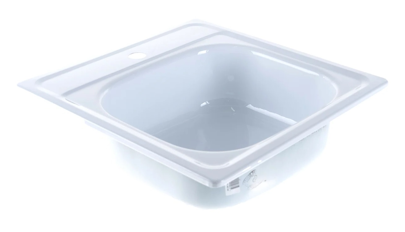 .Мойка эмаль 50х50 Гомель (с кроншт.)  16,5 см.