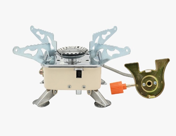 Плита газовая в чехле, туристическая  M6412 со шлангом    MITTSU  (48/1)