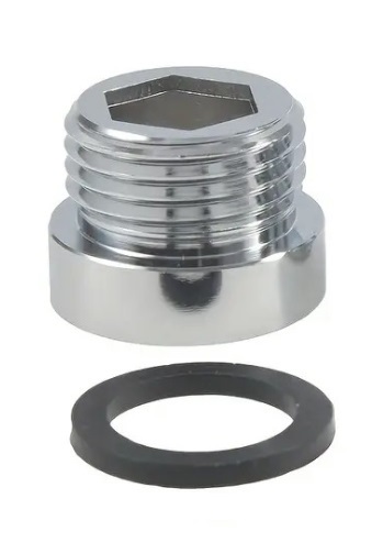 Переходник хромированный для излива   DK-492   M22x1/2 нар.резьба   (2400/1шт)
