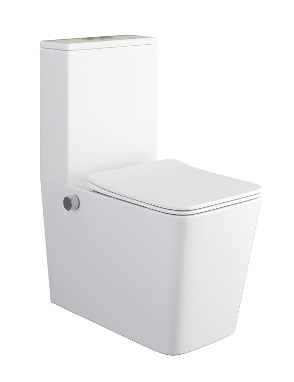 Унитаз-моноблок с БИДЕ Г/Х  -  HALK   безобод.гориз,640х360х800мм,д/пласт,б/съем,м/л RADOLUXE