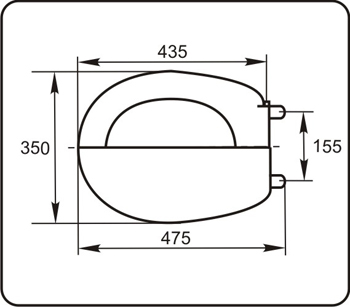 Сиденье для унитаза  СУ 64.07.80/64.02.80   УКЛАД (Комфорт, Дора, Ардо, Бриз))   (9/1шт)