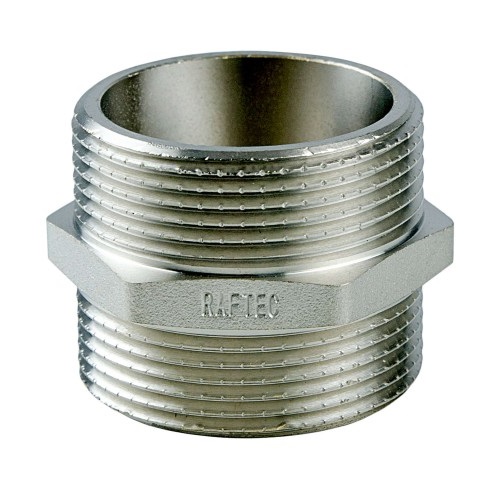 *РАСПРОДАЖА Ниппель       1/2  НН никель усилленый RAFTEC  (GERMANY)   (480/10шт)