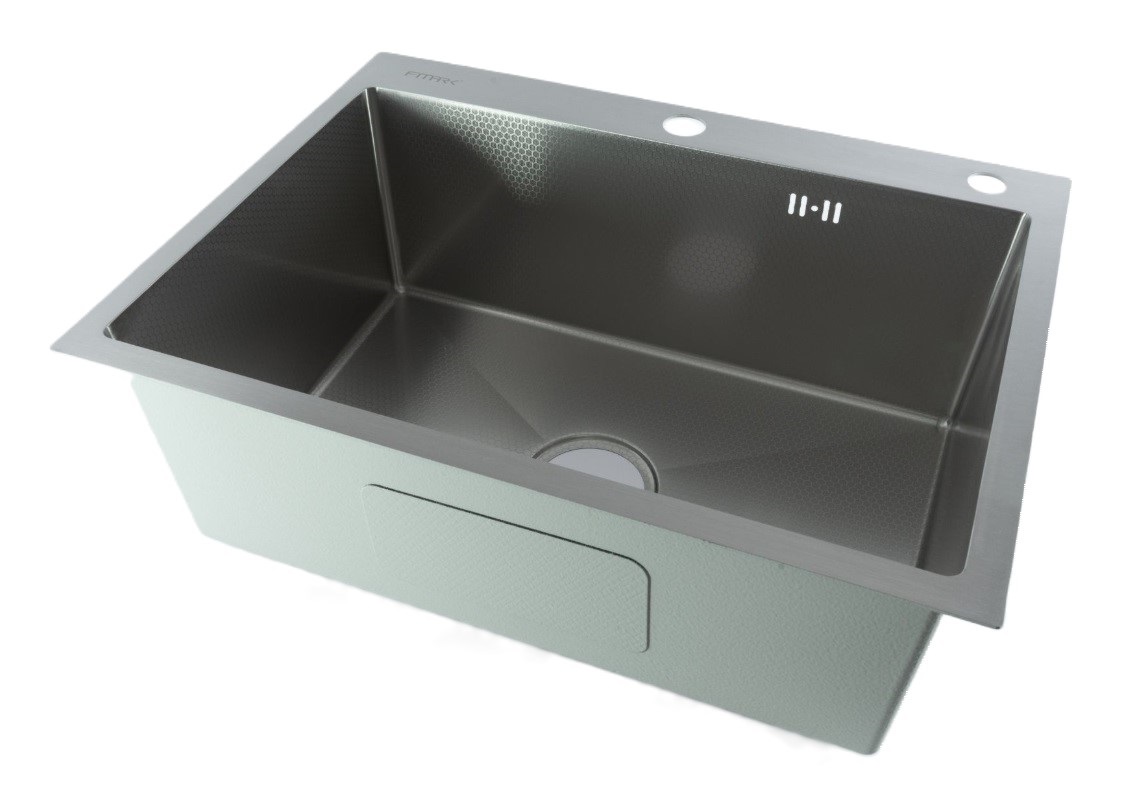 Мойка настол.монтаж    FMARK   FSC7550L   САТИН   75 х 50   (3,0)   21см      (1/1шт)