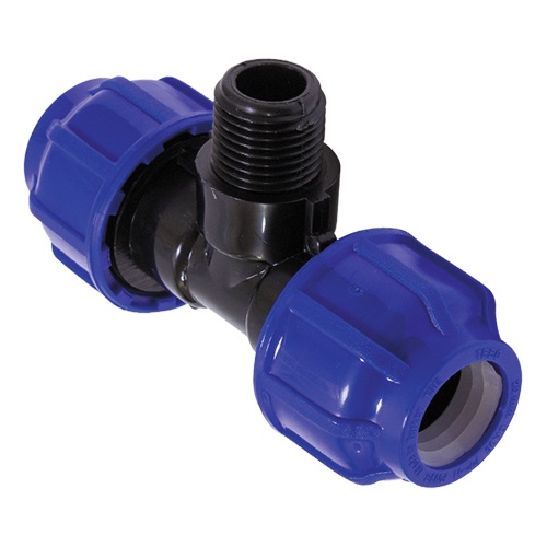 ПНД Тройник компрессионный соединительный              25х1х25 Н   TEBO   (160/10шт)