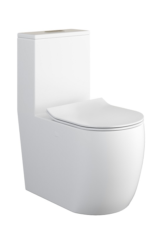 Унитаз-моноблок  KALIPSO  TORNADO безобод.гориз,690х370х810мм,д/пласт,б/съем,м/л RADOLUXE