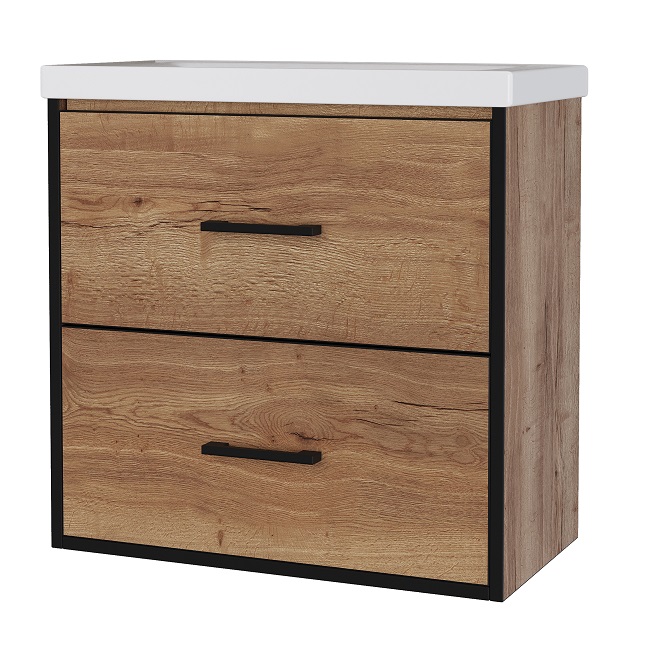 Т60  Тумба подвесная Бриар 60  560х550х429  2 ящ. под умыв.  Como 60   Арт.22103