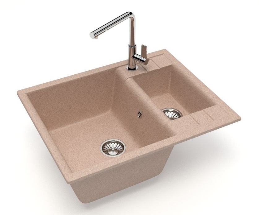 Мойка мат.  J190G40 Жаклин  КАРАМЕЛЬ  605x490x210  GLANZ   (1/1шт)