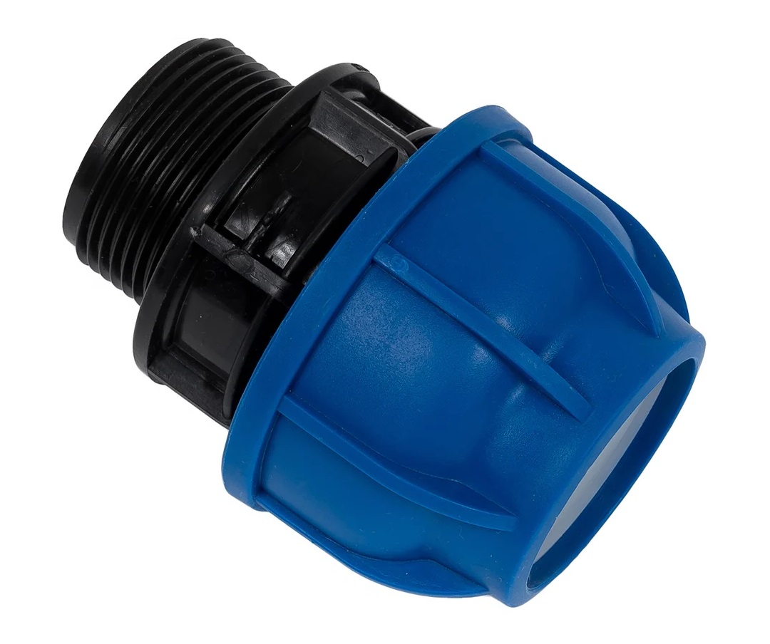 ПНД  Муфта компрессионная соединительная    40х1 1/4 Н   TEBO   (130/10шт)