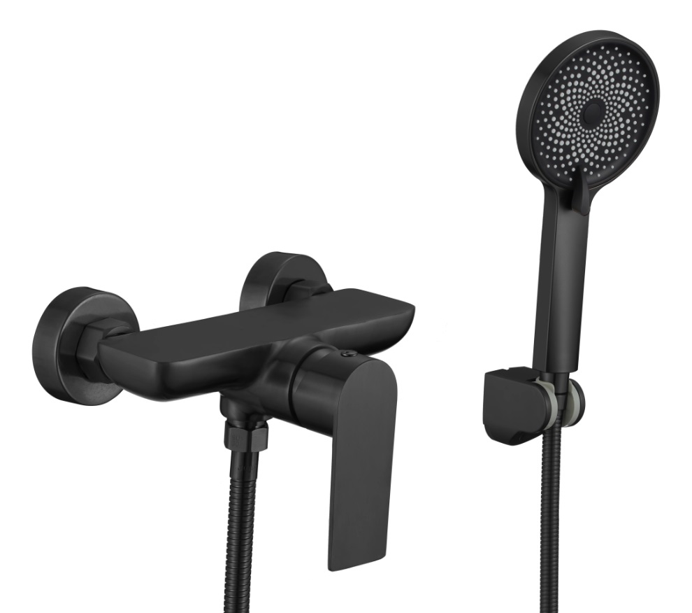 010   Смеситель д/душа    FMARK   FS8802Н нерж ЧЕРНЫЙ 35k SUS   (6/1шт)