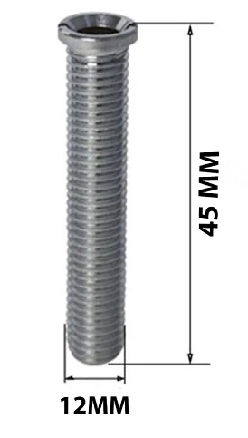 .Винт для выпуска сифона на евромойку М12 * 45мм   (латунь)  (1500/250шт)