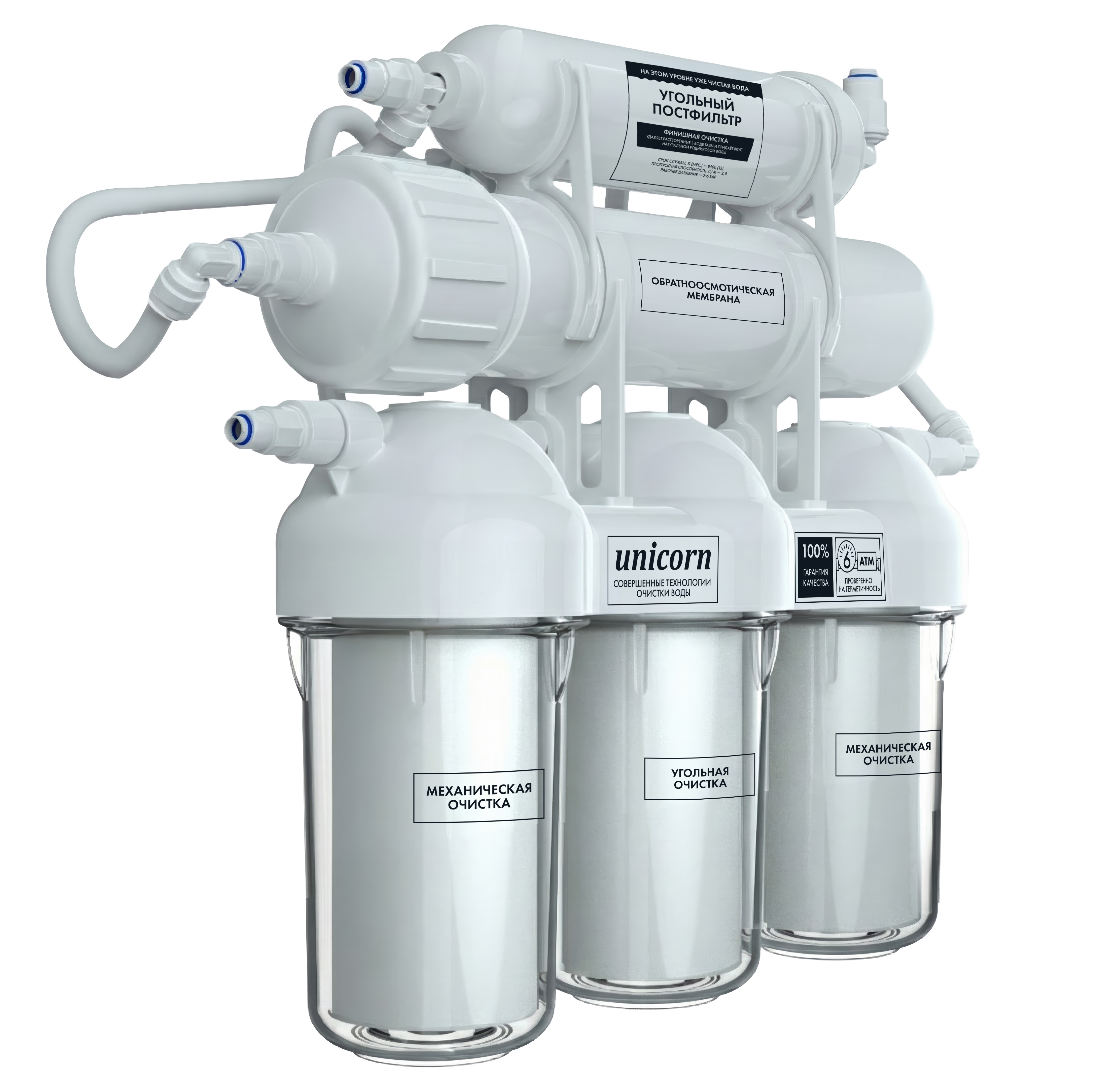 FRO-5K-5   Пятиступенчатая система обратного осмоса Колибри   UNICORN   (1/1шт)