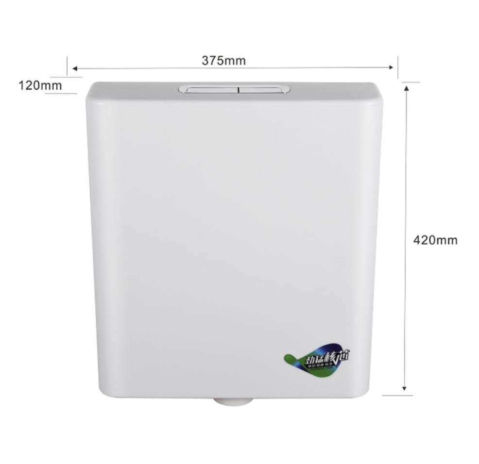 Бачок д/унитаза средний пласт.  CORSO 605 с трубкой, 2-х кнопочный,  8L   (1/1шт)