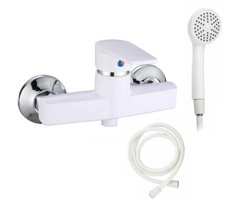 *010   Смесит. для душа/биде   RD-003  ABS-пластик (шланг,лейка, держ.) белый RADO (24/2 ШТ)