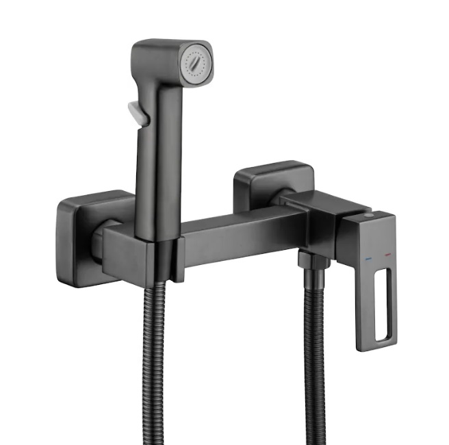 Смеситель настенный  биде.    X18-FB-254   ГРАФИТ  TRIGOR   к35    (10/1)