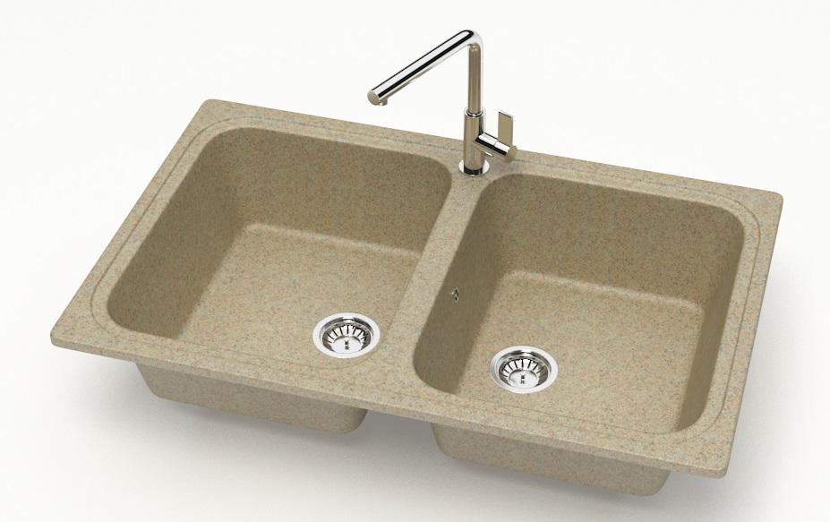 Мойка мат.   J20G34   ПЕСОЧНЫЙ  780x500x195   GLANZ   (1/1шт)