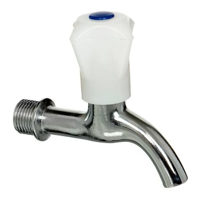 .Кран ВРК  1/2   БЕЛЫЙ (дешевый)   (200/20шт)