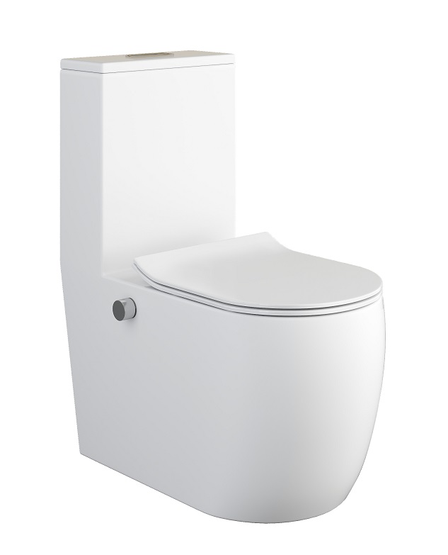 Унитаз-моноблок с БИДЕ Г/Х  -  HAVY  безобод.гориз,690х370х810мм,д/пласт,б/съем,м/л RADOLUXE