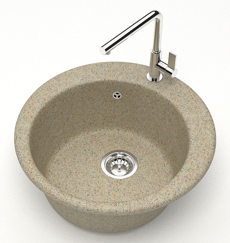 Мойка мат.   J30G34 Виктори  ПЕСОЧНЫЙ  475x475x180  GLANZ   (1/1шт)