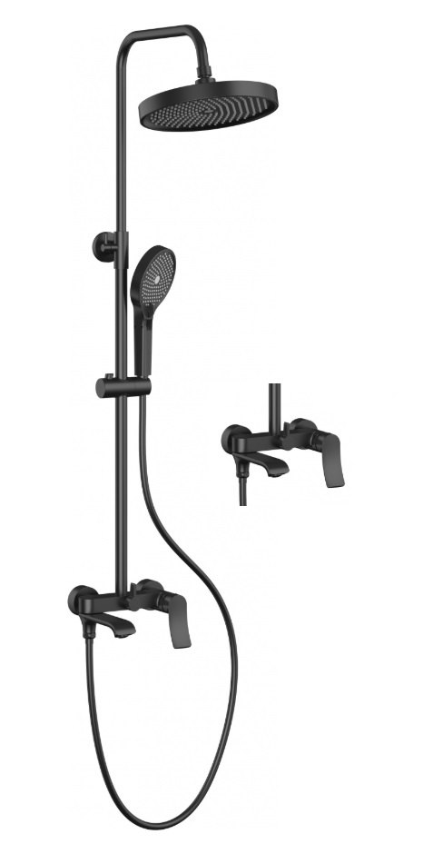 Душевая система  HB-24553-3  ПЕПЕЛЬНЫЙ  к35  HAIBA  (4/1шт)