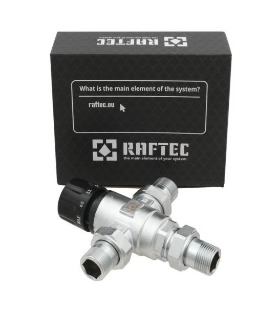 Кран смесительный  RTSM03  1  термостат.38-60*С    RAFTEC (20)