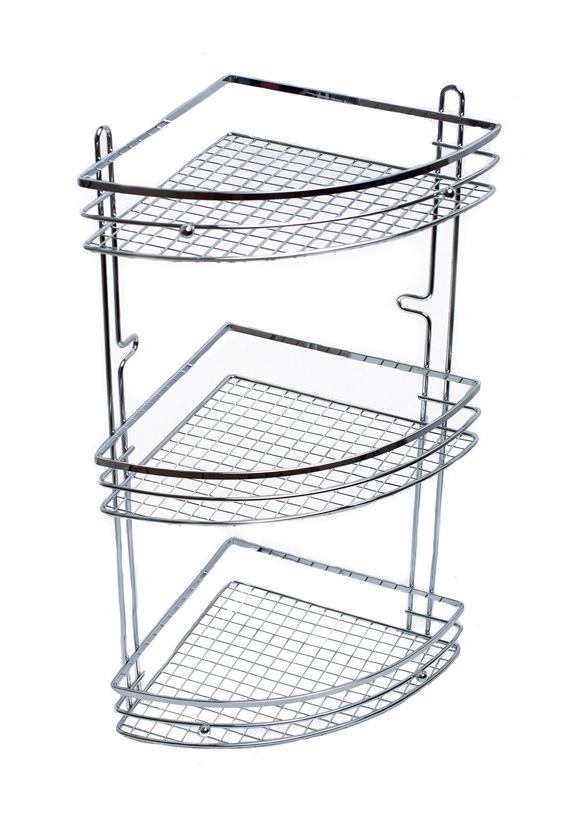 Полка  3-ая  угловая  DELPHINIUM  AE-1188  27,5*20*45.5 см   (8/1шт)