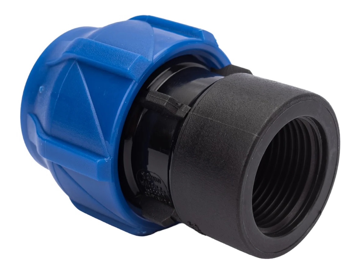 ПНД  Муфта компрессионная соединительная         25х3/4 В   VALFEX   (150/30шт)