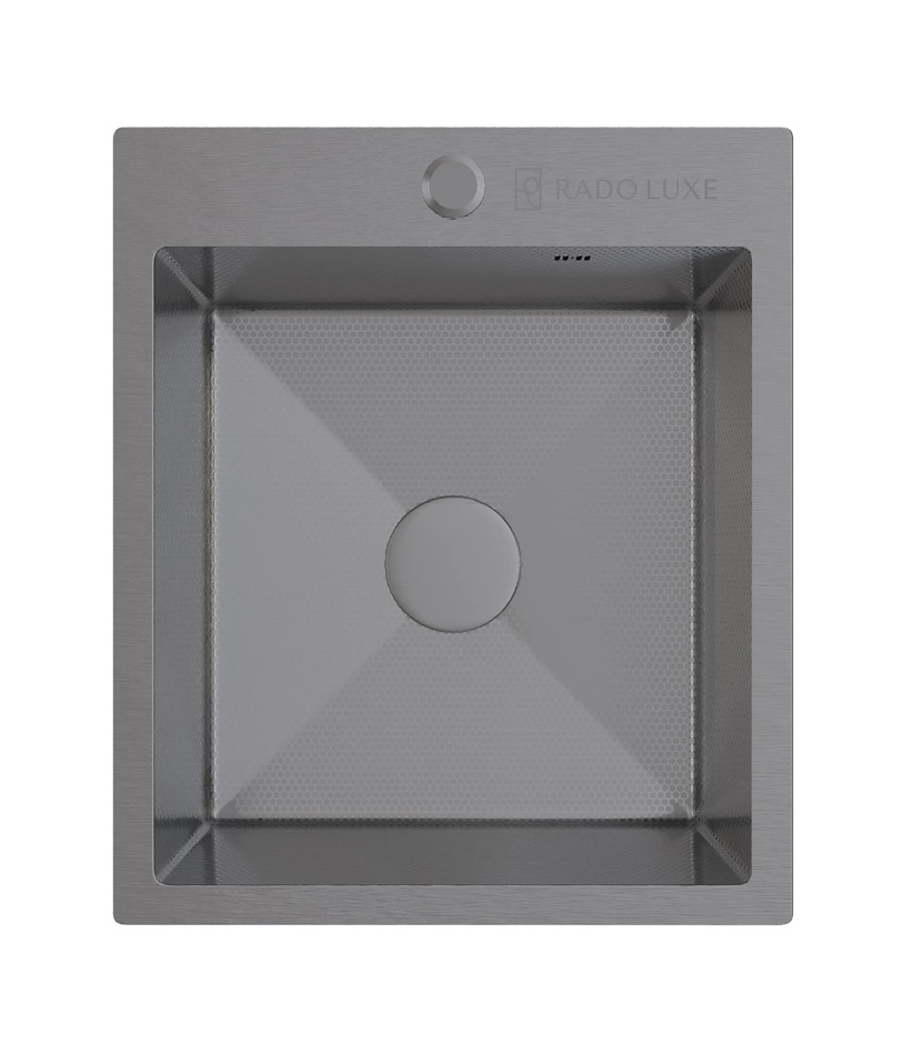 Мойка настол.монтаж   RADO LUXE 4451   САТИН ДЕКОР  44 х 51   (3,0)   22см      (1/1шт)
