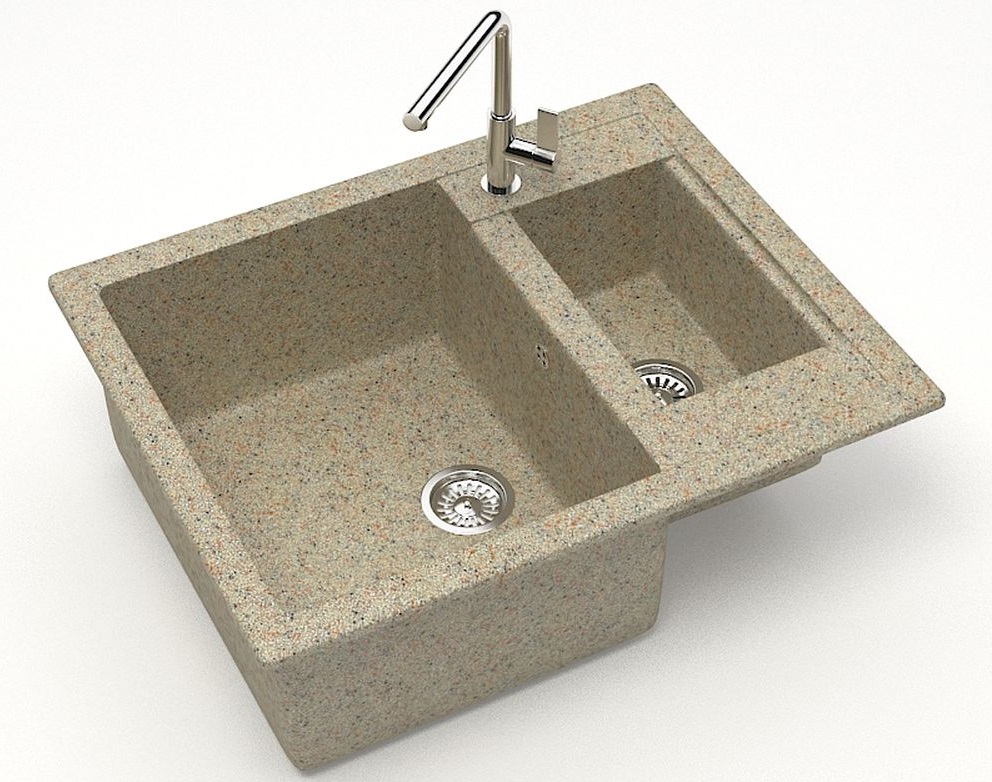 Мойка мат.  J19G34  Санди  ПЕСОЧНЫЙ  605x490x210  GLANZ   (1/1шт)