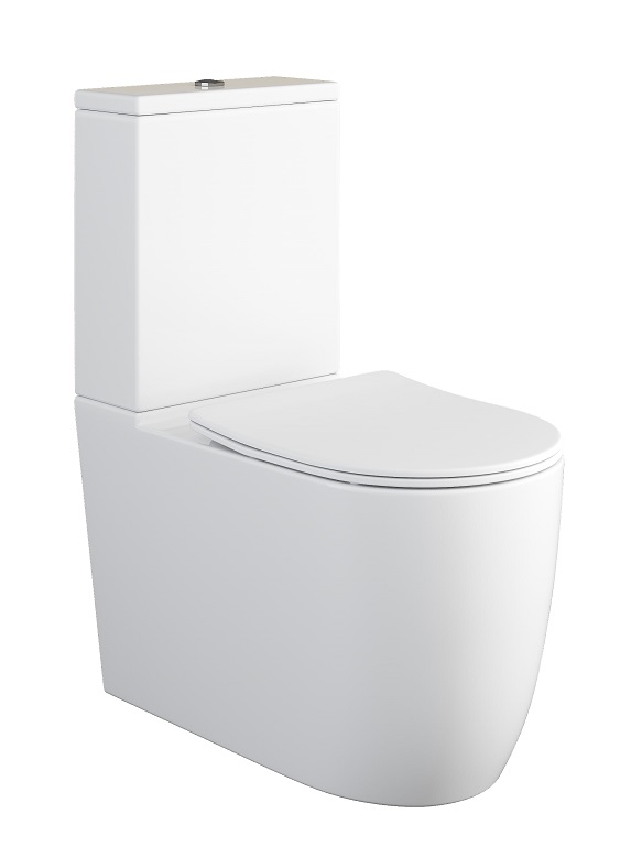 Унитаз напольный  ELEGANT TORNADO безобод.гориз,660х360х800мм,д/пласт,б/съем,м/л RADOLUXE (2 места)