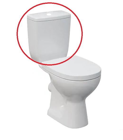 Бачок д/унитаза низкорасположенный пласт.  Тип БУ бачок унитаза  арм. 1 кн.белая  (ИНКОЭР)   (1/1шт)