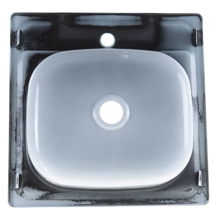 .Мойка эмаль 50х50 Гомель (с кроншт.)  16,5 см.