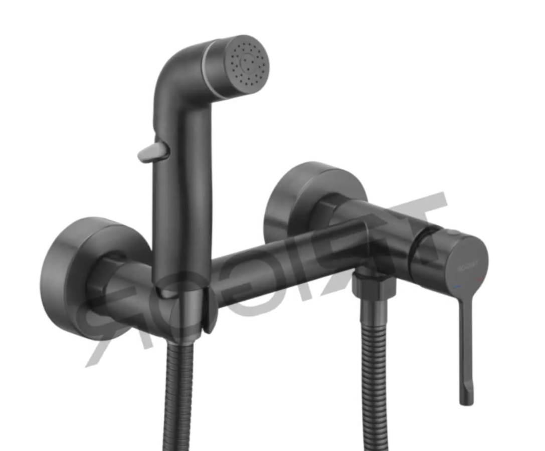 Смеситель настенный  биде.    V18-FB-253   ГРАФИТ  TRIGOR   к35    (10/1)