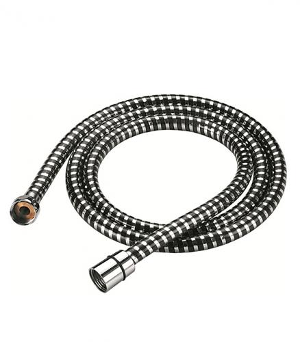 Шланг д/душа СИЛИКОНОВЫЙ   ЧЕРНЫЙ 150см. (60шт/ящ)   DK-2202  (блистер)   (60/1шт)